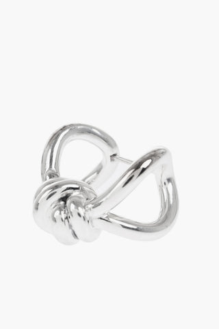 Silver Knot Earrings