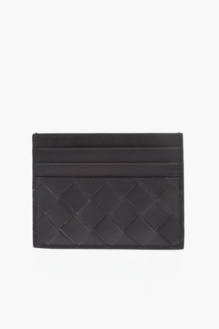 Portacarte in Pelle Intrecciata