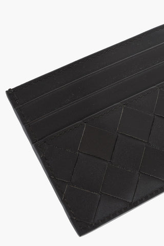 Portacarte in Pelle Intrecciata