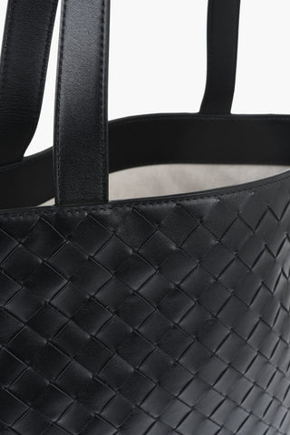 Maxi Borsa Tote In Pelle Intrecciata