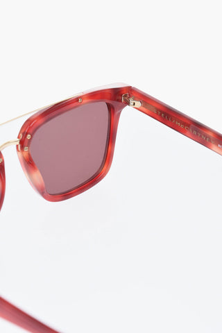 Wayfarer-Sonnenbrille mit Doppelsteg-Design