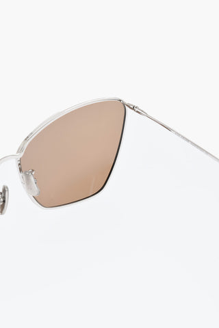 Metal Sunglasses with Butterfly Frame