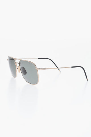 Occhiali da Sole Aviator con Montatura in Metallo