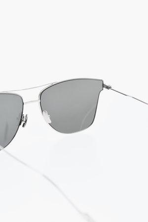 Wayfarer Sunglasses with Metal Frame and Double-Bridge Design