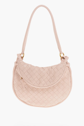 Borsa a Spalla In Pelle Intrecciata
