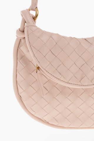 Borsa a Spalla In Pelle Intrecciata