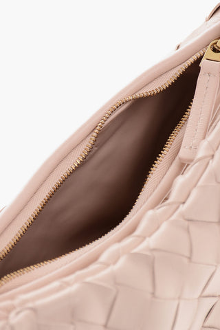 Borsa a Spalla In Pelle Intrecciata