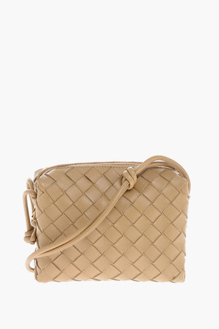 Woven Leather Mini Shoulder Bag