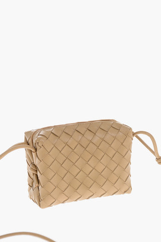 Woven Leather Mini Shoulder Bag
