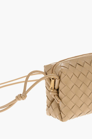 Woven Leather Mini Shoulder Bag
