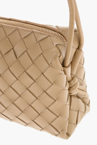 Woven Leather Mini Shoulder Bag