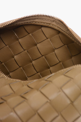 Woven Leather Mini Shoulder Bag