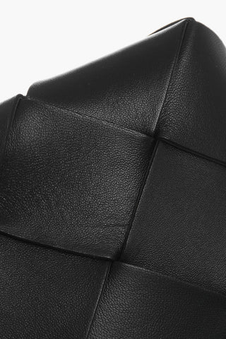 Woven Leather Mini Shoulder Bag