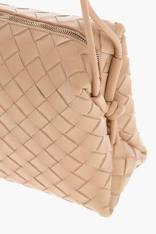 Geflochtene Lederschultertasche