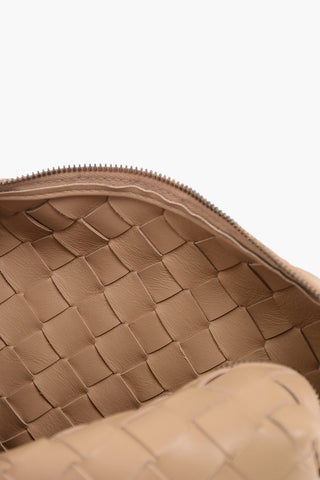 Geflochtene Lederschultertasche