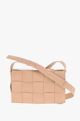 Geflochtene Leder-Schultertasche