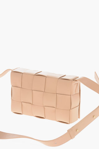 Geflochtene Leder-Schultertasche