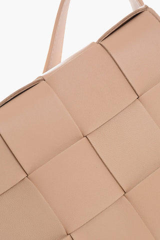 Geflochtene Leder-Schultertasche
