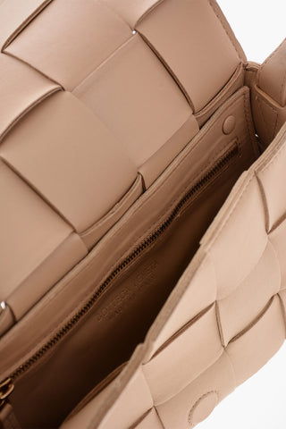 Geflochtene Leder-Schultertasche
