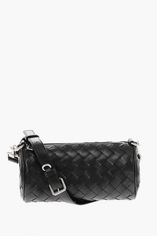 Schultertasche Aus Geflochtenem Leder