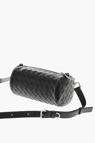 Schultertasche Aus Geflochtenem Leder