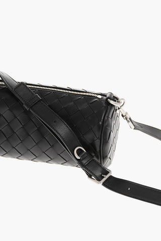 Schultertasche Aus Geflochtenem Leder