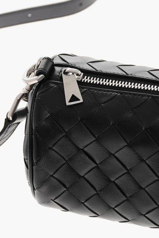 Schultertasche Aus Geflochtenem Leder