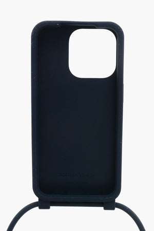 Silicone iPhone 15 Pro Cover with Neck Strap