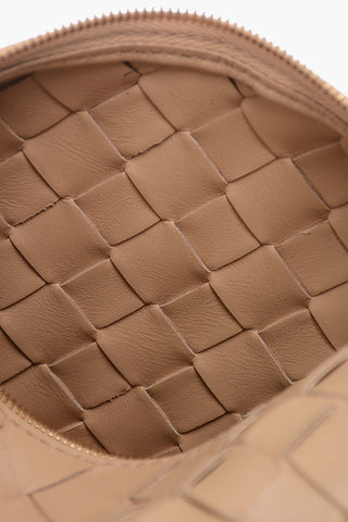 Woven Leather Mini Shoulder Bag