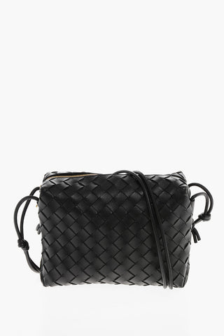 Borsa a Spalla in Pelle Intrecciata