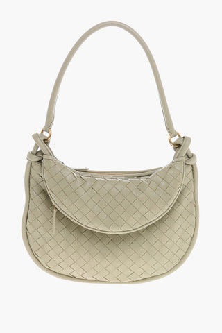 Borsa a Spalla In Pelle Intrecciata