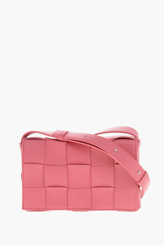 Woven Leather Shoulder CASSETTE Bag