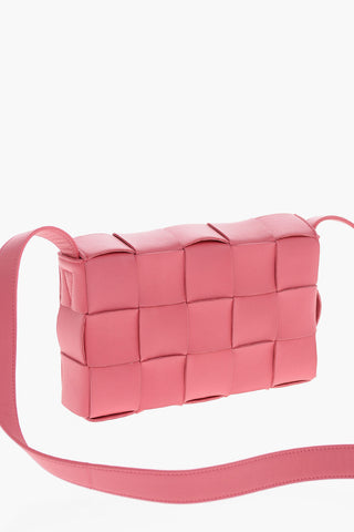 Woven Leather Shoulder CASSETTE Bag