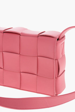 Woven Leather Shoulder CASSETTE Bag