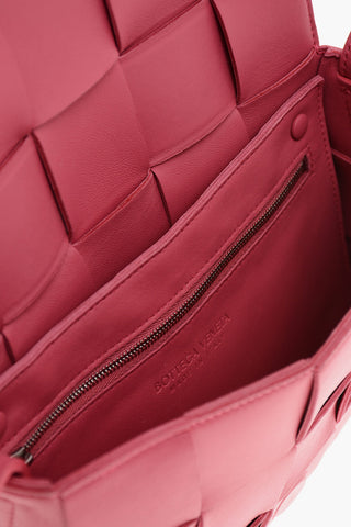 Woven Leather Shoulder CASSETTE Bag