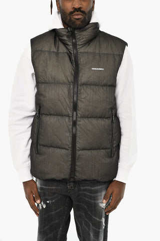 Nylon Padded Sleeveless Jacket