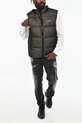 Nylon Padded Sleeveless Jacket
