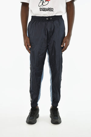 Nylon Pants with Logo Side Band