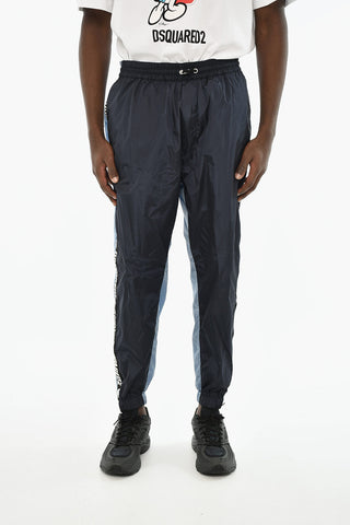 Nylon Pants with Logo Side Band