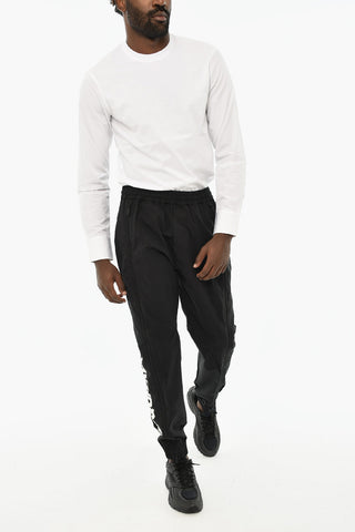 Pantaloni Casual in Cotone con Maxi Zip