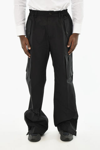 ICON Cargo-Hose aus Stretch-Baumwolle mit Metalldetail