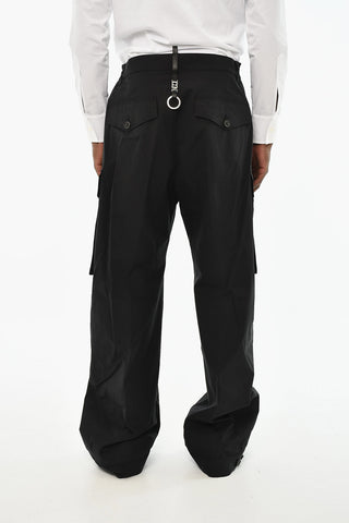 ICON Cargo-Hose aus Stretch-Baumwolle mit Metalldetail