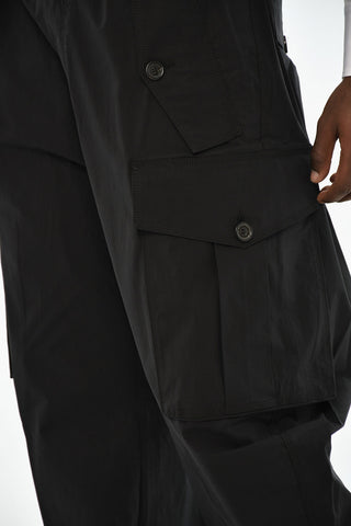 ICON Cargo-Hose aus Stretch-Baumwolle mit Metalldetail