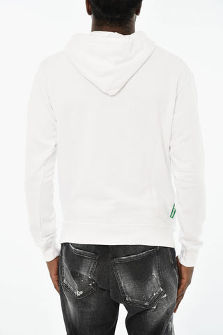 Hoodie aus Baumwolle mit Frontlogo