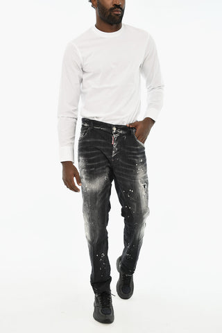 ICON Jeans a Lavaggio Scuro Effetto Acid Wash