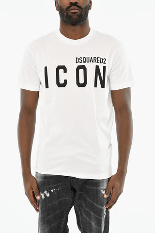ICON Cotton Crew-neck T-shirt with Print