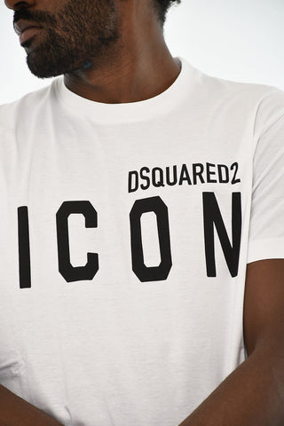 ICON Cotton Crew-neck T-shirt with Print