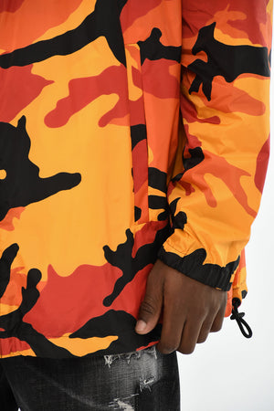 Nylon Camouflage Jacket with Hood