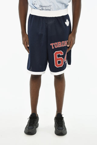Perforierte Bedruckte Shorts