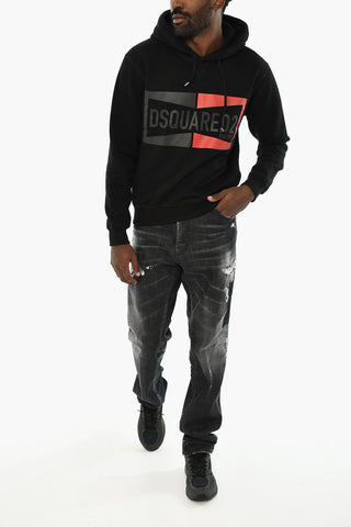 Cotton Hoodie with Logo